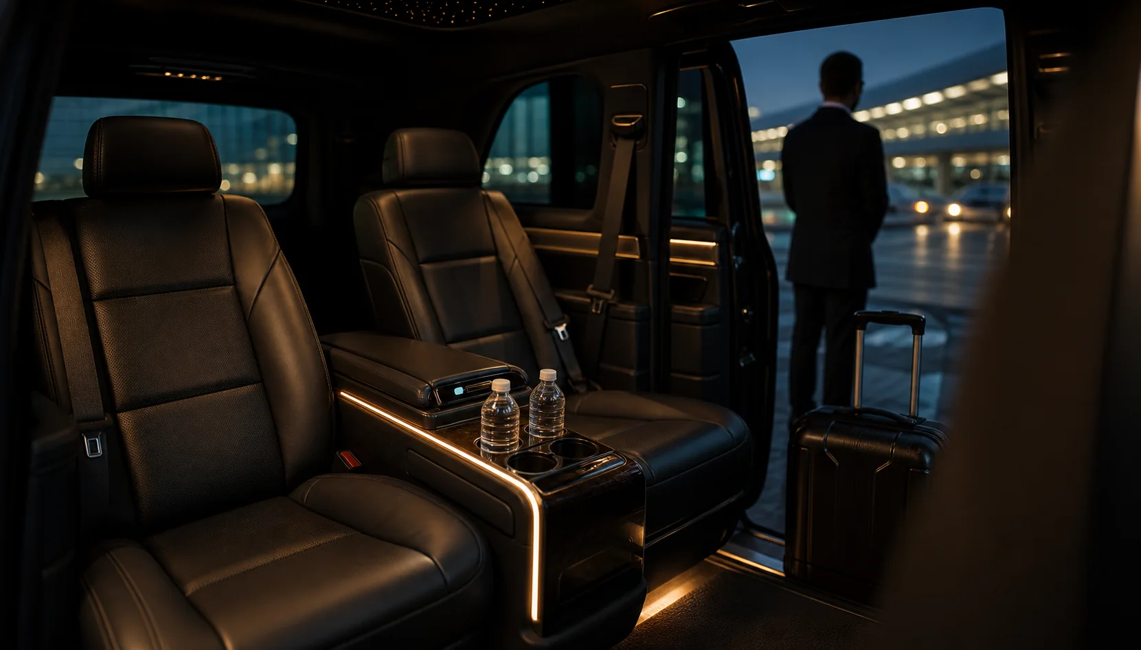 SkyWay premium VIP transfer araç kabini